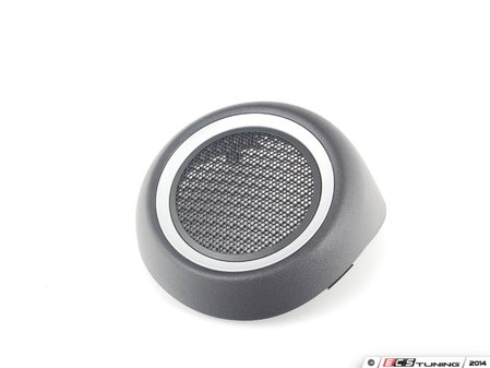 ES#98288 - 51412753686 - Upper Speaker Grille Cover Silver - Right Side - Black with silver inter trim - Genuine MINI - MINI