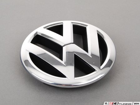 ES#2163668 - 561853600ULM - VW Emblem - Front - Mounts to the radiator grille assembly - Genuine Volkswagen Audi - Volkswagen