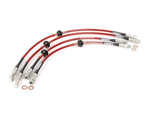 ES#2608378 - 002435ECSKT - Exact-Fit Stainless Steel Brake Lines - Kit - DOT-compliant kit to improve pedal feel in your vehicle : Vehicles from 4/2003 on. - ECS - MINI