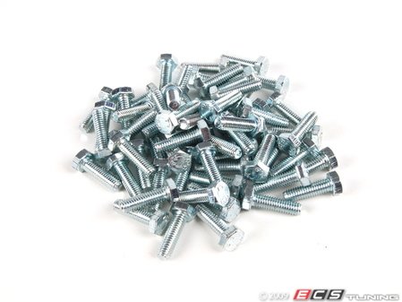 ES#5843 - n102174 100p - Hex Bolt, (6x1.0x20)-100 Pack - Pack of 100 6x20 hex bolts, fully threaded - OE Aftermarket - Audi BMW Volkswagen Porsche