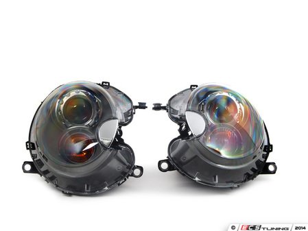 ES#2724198 - 63102347698KT - Xenon Headlight Titanium Gray 25 W - Set - For upgrade to xenon headlights, Set of the left and right hand side. - Genuine MINI - MINI