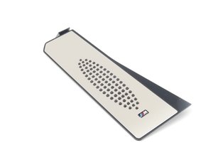 ES#1897948 - 51477960700 - Dead Pedal - ///M - (NO LONGER AVAILABLE) - Schwarz/Black. Features rubber dimples with the ///M logo. - Genuine BMW - 