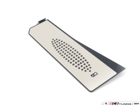 ES#1897948 - 51477960700 - Dead Pedal - ///M - (NO LONGER AVAILABLE) - Schwarz/Black. Features rubber dimples with the ///M logo. - Genuine BMW - 