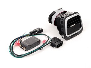 ES#2710410 - P3SCRL+VS - Integrated Digital Vent Gauge - Silver Vent Trim - (NO LONGER AVAILABLE) - Powerful plug-and-play multifunction display - pre-installed in an OEM dashboard vent! - P3 Gauges - 
