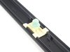 ES#78382 - 51138125350 - Door Trim - Front Right - Features a chrome strip on black plastic trim. - Genuine BMW - BMW