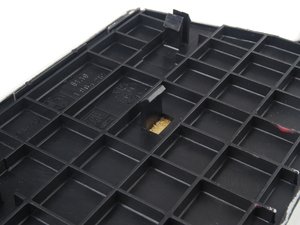 ES#85703 - 51168138490 - E34 Depositing Box Bottom Panel - Silver Gray Hell - Genuine BMW - BMW