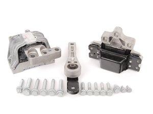ES#2597182 - 1K0199555QKT1 - ECS Ultimate Engine & Transmission Mount Kit - Includes all driveline mounts with all the necessary hardware - Assembled By ECS - Volkswagen