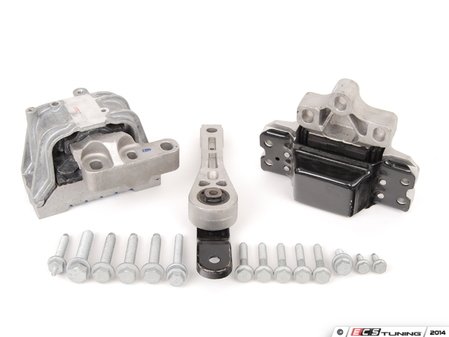 ES#2597182 - 1K0199555QKT1 - ECS Ultimate Engine & Transmission Mount Kit - Includes all driveline mounts with all the necessary hardware - Assembled By ECS - Volkswagen