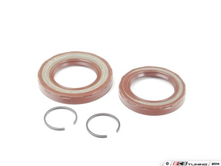 ES#1697004 - 1639970146 - Front Differential Side Cover Seal Kit - Includes seals and retaining clips - Genuine Mercedes Benz - Mercedes Benz