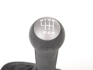 ES#4268893 - 99742407592A15 - Shift Knob With Boot - Black - Alcantara shift knob with boot - Genuine Porsche - Porsche