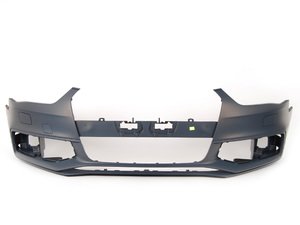ES#2540921 - 8K0807065EGRU - S4/S-Line Front Bumper Cover - Primed - Restore your exterior or upgrade your look - Genuine Volkswagen Audi - Audi