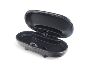 ES#2729030 - 51169812760 - Sunglass Holder - Center Rail - Black sunglass case with MINI wings logo - Genuine MINI - MINI