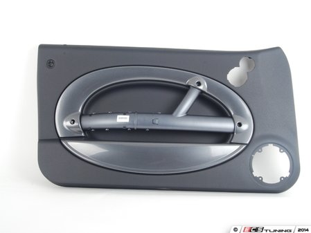 ES#99734 - 51417141259 - Door Panel Trim Left - Anthracite - Main door panel with ring trim color : black with anthracite trim - Genuine MINI - MINI
