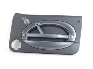 ES#99735 - 51417141260 - Door Panel Trim Right - Anthracite - Main door panel with ring trim color : black with anthracite trim - Genuine MINI - MINI