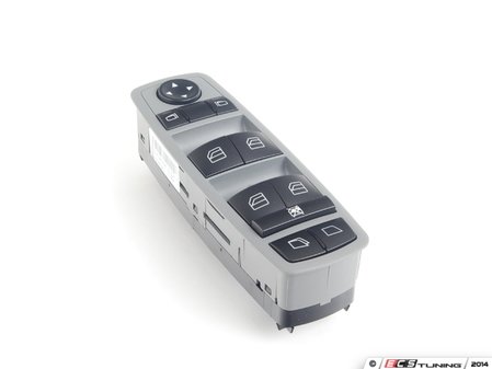 ES#1808217 - 25183001907F04 - Window Switch Group - Located On The Drivers Door - Dark Alpaca Gray (Color Code 7F04) - Genuine Mercedes Benz - Mercedes Benz