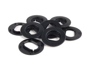 ES#348755 - 3D0061795B41 - Oval Floor Mat Securing Hardware Set - Black - For cars that need oval floor mat retainers - Genuine Volkswagen Audi - Volkswagen