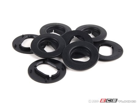 ES#348755 - 3D0061795B41 - Oval Floor Mat Securing Hardware Set - Black - For cars that need oval floor mat retainers - Genuine Volkswagen Audi - Volkswagen