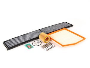 ES#2723810 - N55IN2gD - "Dry" Inspection II Service Kit - N55 - Includes spark plugs and all filters - add your preferred fluids for a complete service - Genuine BMW - BMW