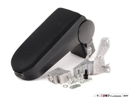 ES#2207781 - 3592CONN10253 - Center Armrest Kit - Black Cloth - Complete armrest assembly to replace your worn out or broken lid or base. - ECS - Volkswagen