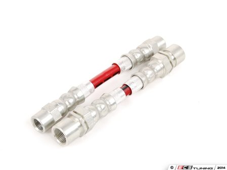 ES#2765605 - 002568CS01/2A - Exact-Fit Stainless Steel Brake Lines - Mid - DOT-compliant kit to improve pedal feel in your vehicle. - ECS - BMW