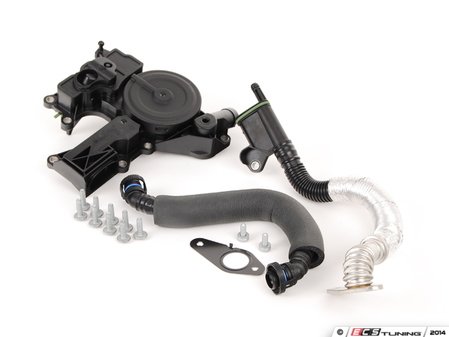 ES#2593532 - 06H103495EKT1 - Emissions Service Kit - Everything you need to replace a faulty PCV valve - Genuine Volkswagen Audi - Audi