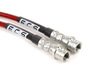 ES#250735 - ECS41054KT - Front Exact-Fit Stainless Steel Brake Lines - Front set of DOT-compliant lines for an improved pedal feel - ECS - Audi
