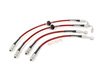 ES#6104 - 4b3698000 - Front & Rear Exact-Fit Stainless Steel Brake Lines - Kit - Complete set of DOT-compliant lines for an improved pedal feel - ECS - Audi