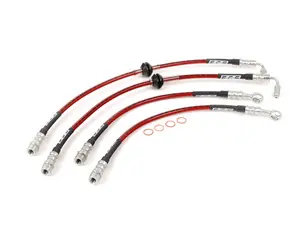 Front & Rear Exact-Fit Stainless Steel Brake Lines - Kit