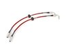 ES#250152 - ECS41022KT - Front Exact-Fit Stainless Steel Brake Lines - Front set of DOT-compliant lines for an improved pedal feel - ECS - 