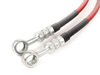 ES#6104 - 4b3698000 - Front & Rear Exact-Fit Stainless Steel Brake Lines - Kit - Complete set of DOT-compliant lines for an improved pedal feel - ECS - Audi