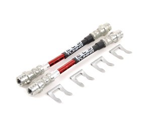 ES#418 - ecs41002kt - Exact-Fit Stainless Steel Brake Lines - Mid - (NO LONGER AVAILABLE) - DOT-compliant lines for shorter, more consistent stops -- SS ES3522143 - ECS - 