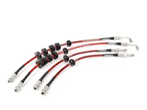 Front & Rear Exact-Fit Stainless Steel Brake Lines - Kit