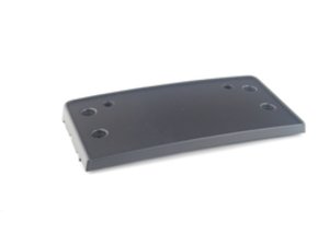 ES#2540939 - 8K0807285H3FZ - Front License Plate Bracket - Black - Keep a clean look and add a place for your plate - Genuine Volkswagen Audi - Audi