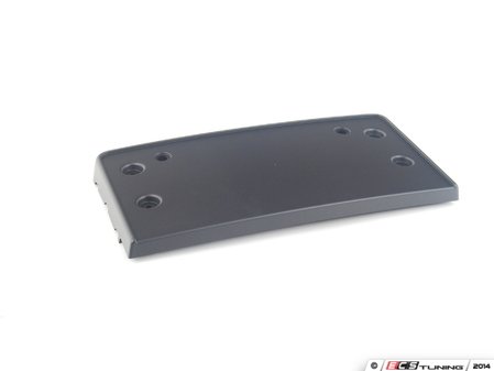 ES#2540939 - 8K0807285H3FZ - Front License Plate Bracket - Black - Keep a clean look and add a place for your plate - Genuine Volkswagen Audi - Audi