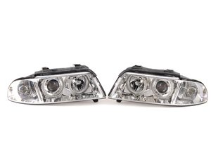 ES#10230 - FKFSA1043 - Euro Halogen Headlight Set - (NO LONGER AVAILABLE) - Upgrade to the European style housings with integrated angel eyes - FK - 