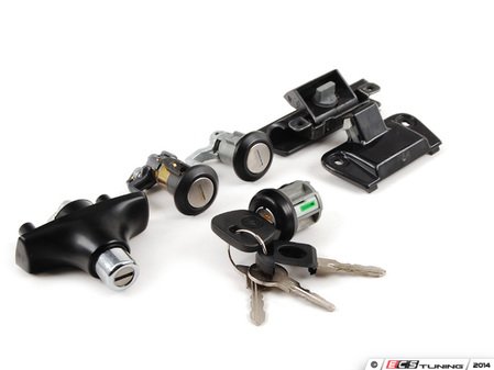 ES#89215 - 51211904727 - Lock Set - (NO LONGER AVAILABLE) - Complete set of locks for doors, trunk, glove compartment, and ignition - Genuine BMW - 
