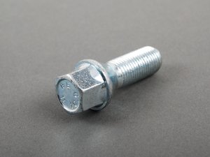 ES#2130059 - b42 - Conical Seat Wheel Bolt - 14x1.5x33mm - Priced Each - Zinc-coated wheel bolts made with aftermarket wheels in mind - ECS - Audi BMW Volkswagen Mercedes Benz