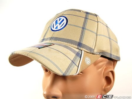 ES#1844030 - 14786 - Plaid Fitted Cap - (NO LONGER AVAILABLE) - Something different and awesome! Totally VW! - DriverGear - 