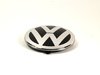 ES#343804 - 3C0853601AJZA - Front Grille Emblem - Chrome / Black - Genuine replacement front "VW" emblem for the front grille - Genuine Volkswagen Audi - Volkswagen