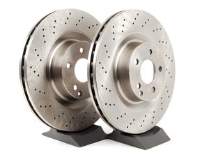 ES#2731918 - 2214211612KT2 - Front Brake Rotors - Pair (350x32) - Does not include new rotor securing screws - Balo - Mercedes Benz