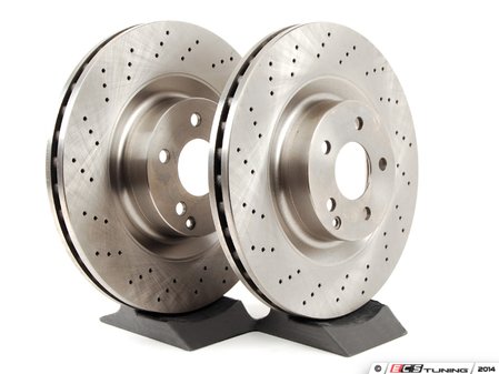 ES#2731918 - 2214211612KT2 - Front Brake Rotors - Pair (350x32) - Does not include new rotor securing screws - Balo - Mercedes Benz