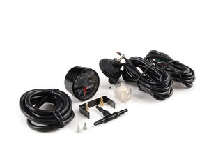 ES#2535266 - 00965ECS02A -  45mm Color-Match Electronic Boost Gauge Kit  - Color matched Audi boost gauge with white back light and red needle - ECS - 