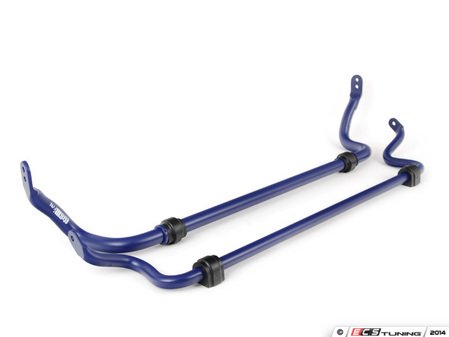 ES#3536862 - 72061-2 -  Performance Front & Rear Sway Bar Kit - Includes front adjustable (30mm) and rear (24mm) non-adjustable sway bars with required bushings - H&R - Audi