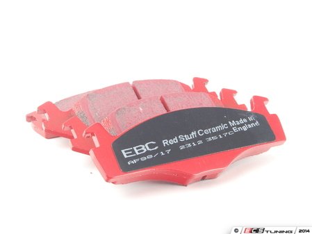 ES#520551 - DP3517C - RedStuff Performance Brake Pad Set - A high performance street pad, featuring Kevlar technology. - EBC - Volkswagen