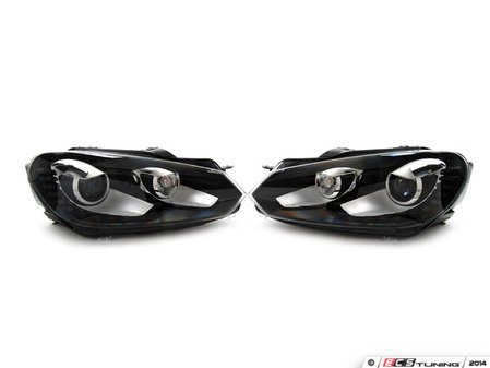 ES#2738713 - 1ZS009902771KT -  European Xenon Headlight Set  - Bi-Xenon dynamic (curve lighting) headlights featuring LED DRL's - Hella - Volkswagen