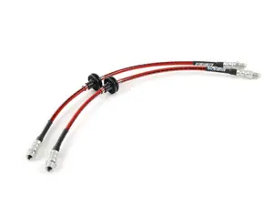 E53 X5 Exact-Fit Stainless Steel Brake Lines - Front