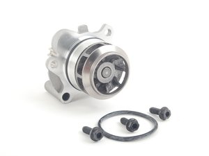 ES#2730262 - 06F121011KT - Water Pump Kit - Includes a metal impeller water pump, o-ring, & hardware - Assembled By ECS - Audi