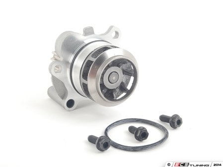 ES#2730262 - 06F121011KT - Water Pump Kit - Includes a metal impeller water pump, o-ring, & hardware - Assembled By ECS - Audi