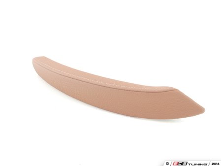 ES#98563 - 51416970174 - Leather door handle cover - right - Sattel braun - Genuine BMW - BMW