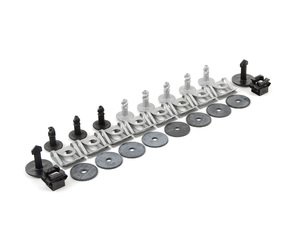 ES#2597522 - 8D0805121KT2 -  Front Belly Pan Installation Hardware Kit - Don't allow your belly pan to drag across the ground - Genuine Volkswagen Audi - Audi